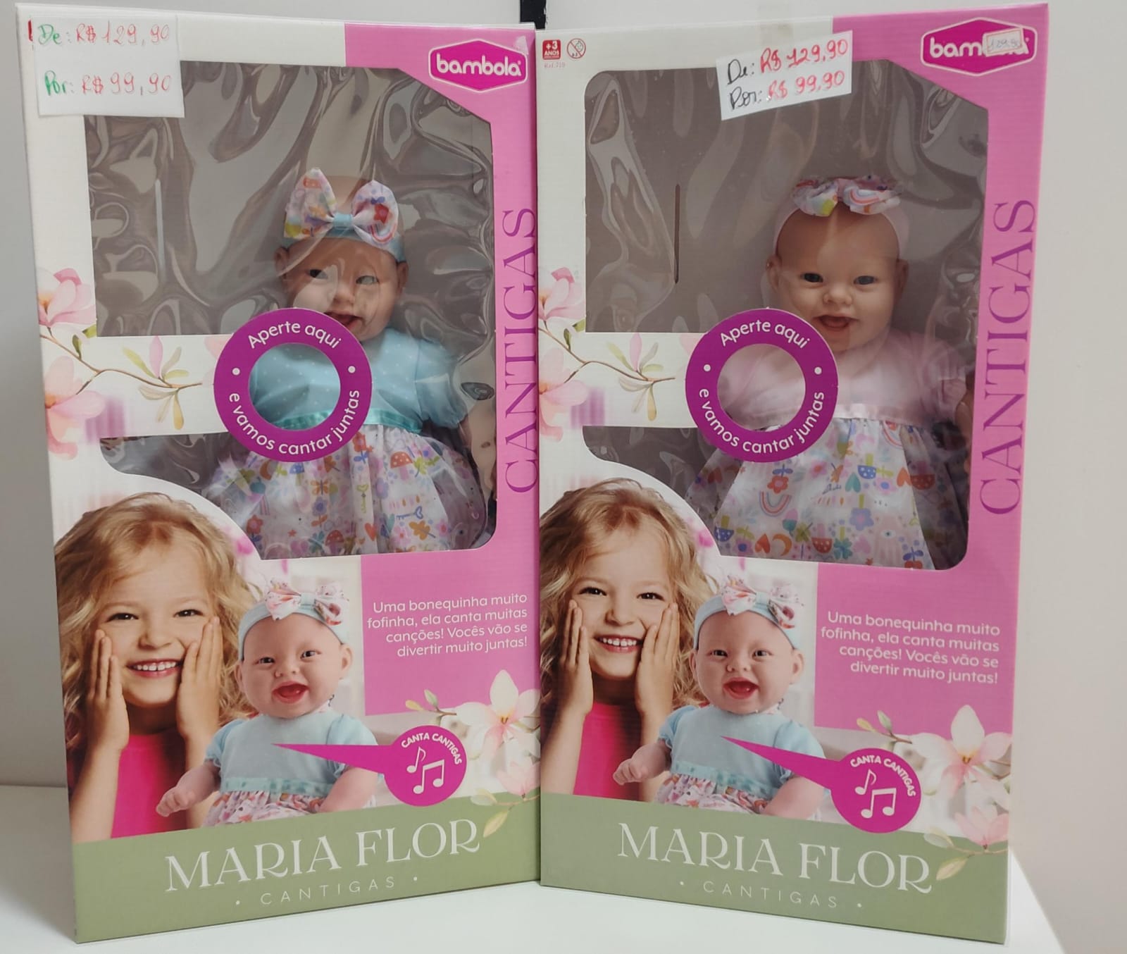 Boneca Maria Flor cantigas