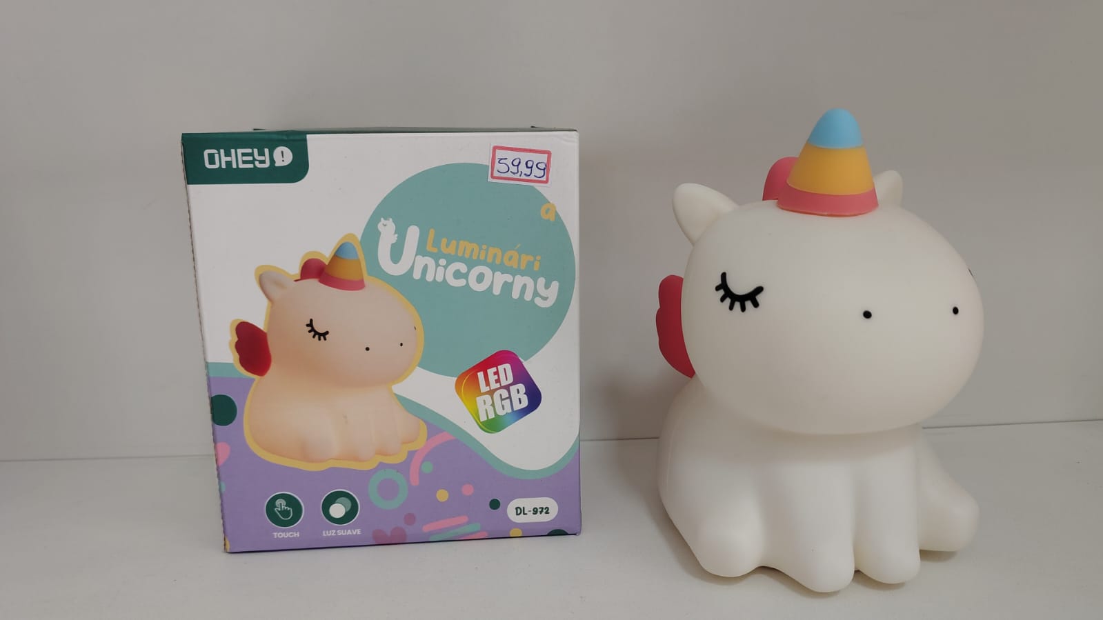 Luminária unicórnio