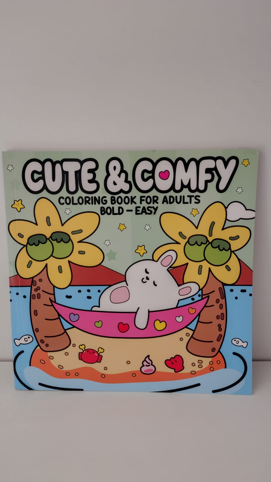 Livro de pintar cute e comfy rede