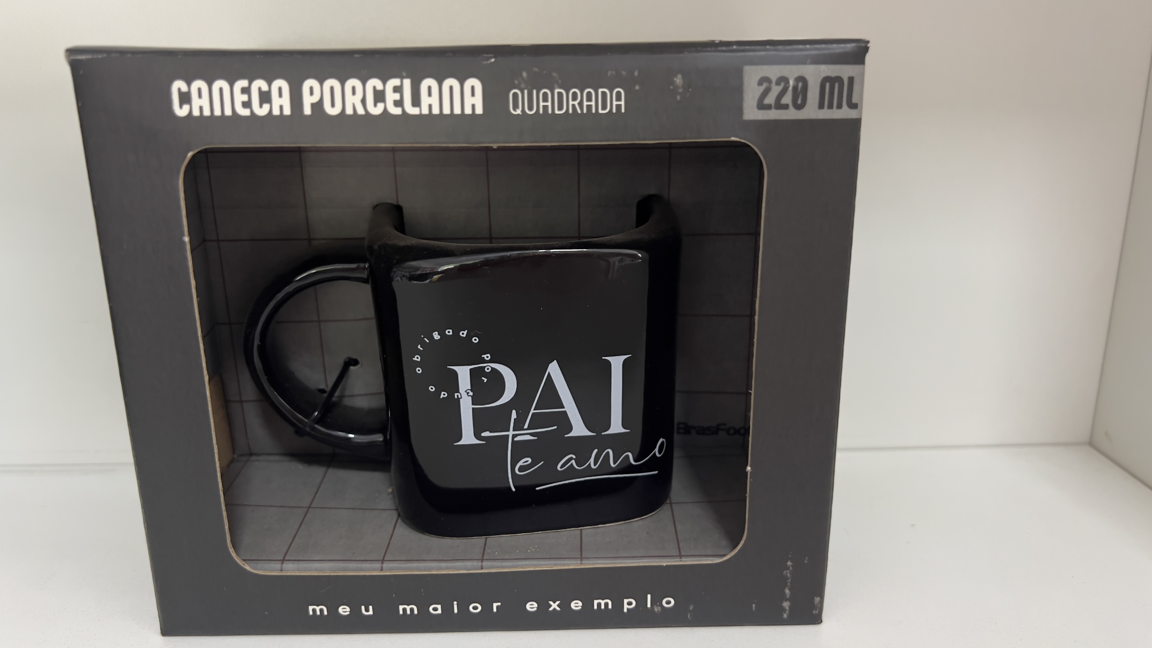 Caneca quadrada - Pai eu te amo