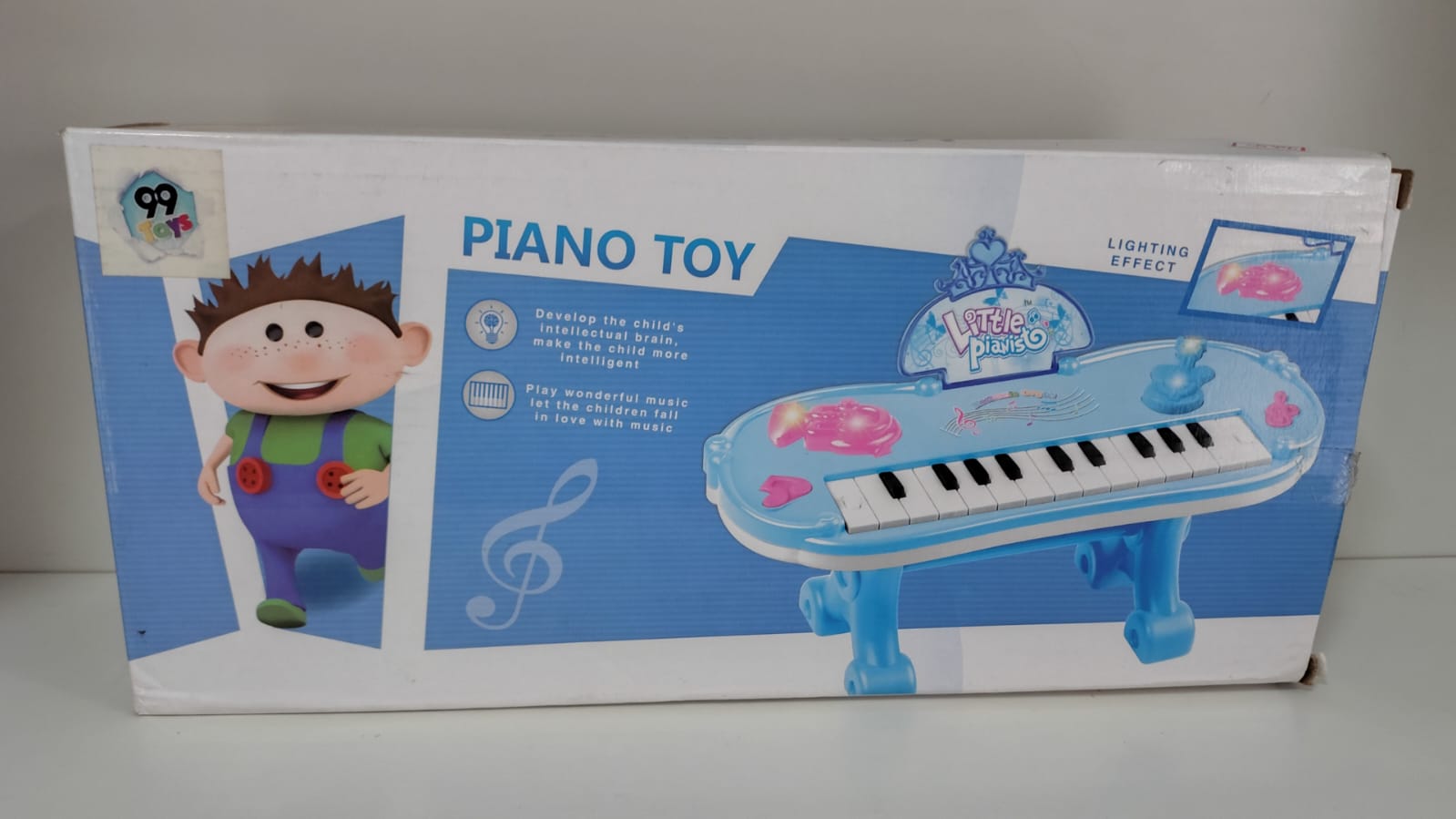 Piano toy azul