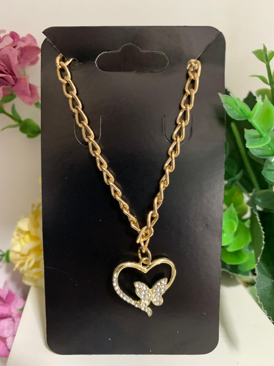 Chocker Coração