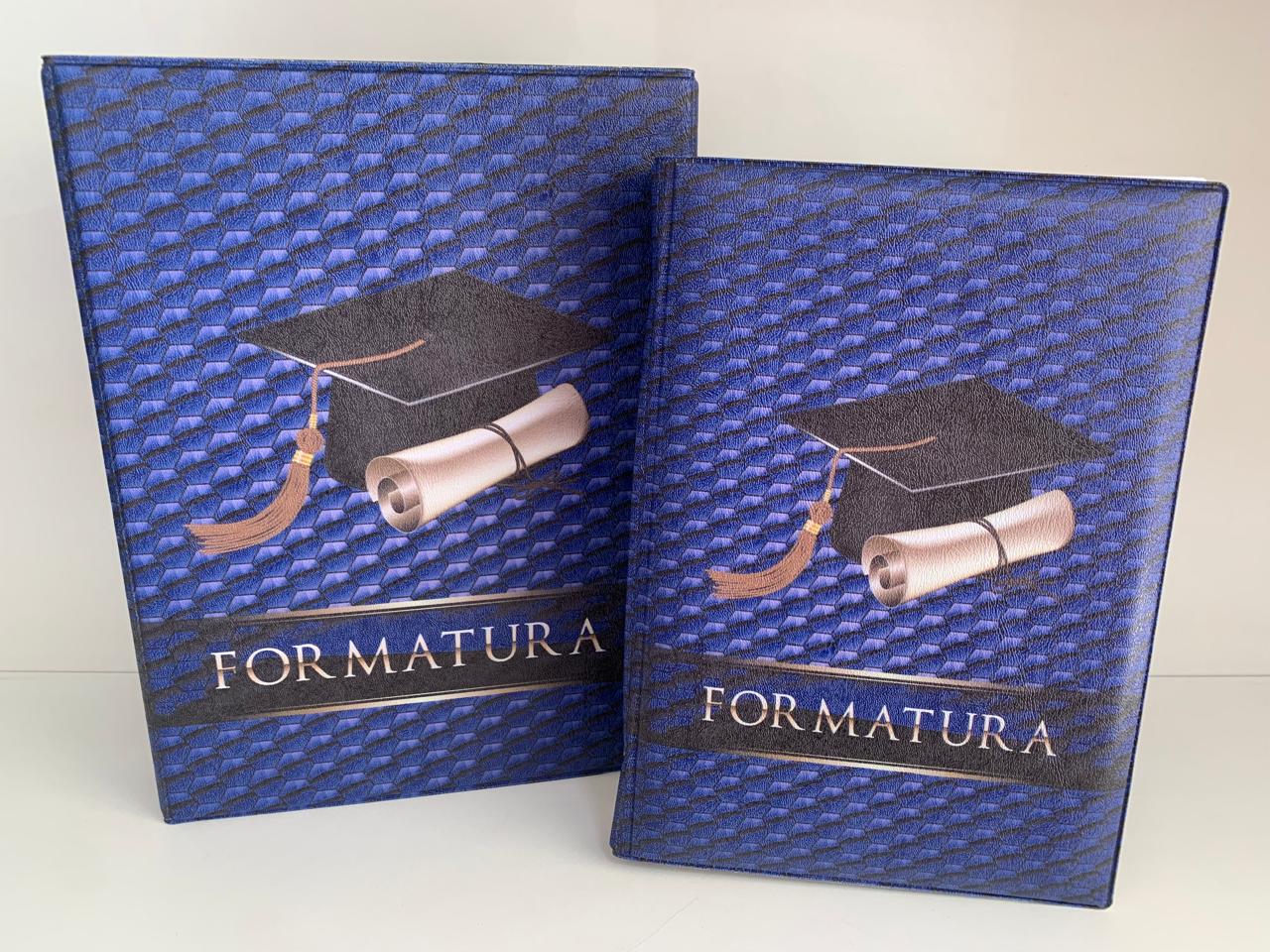 Álbum de Formatura, maleta pequena para 100 fotos 15x21