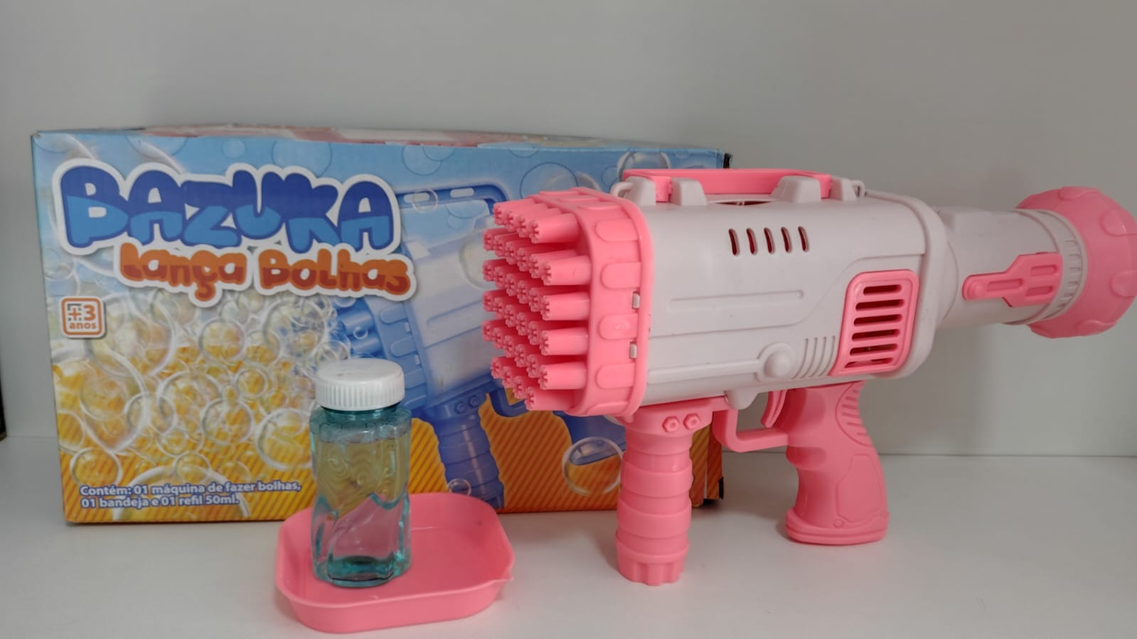 Bazuka lança bolhas