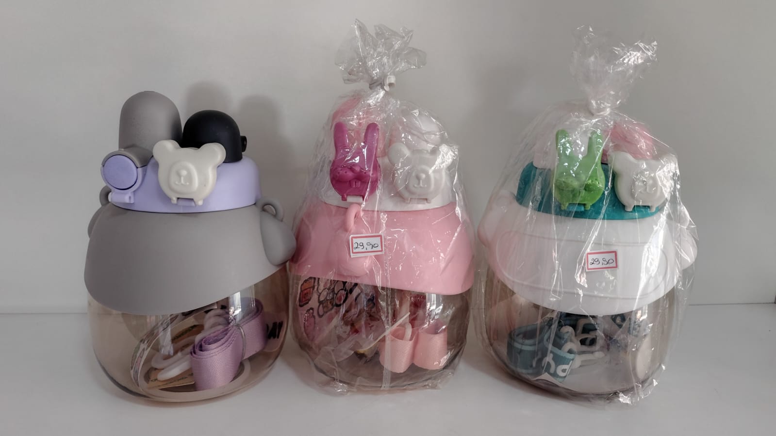 Garrafa infantil acrilico