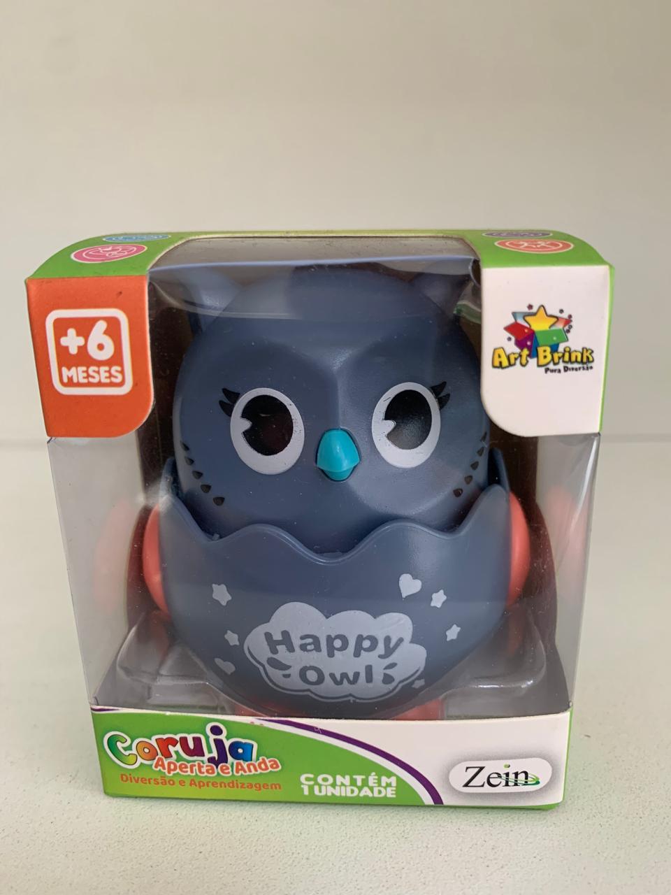 Coruja aperta e anda