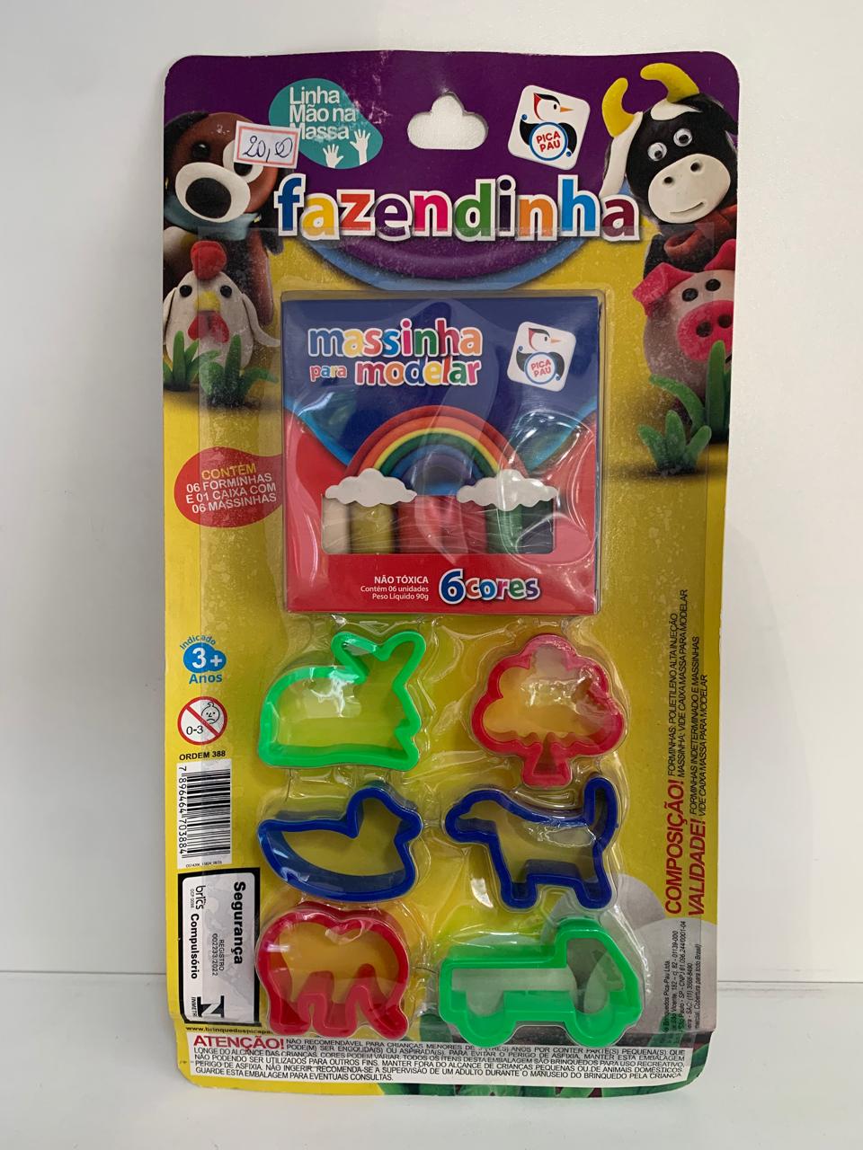 Kit Massinha de modelar Fazendinha