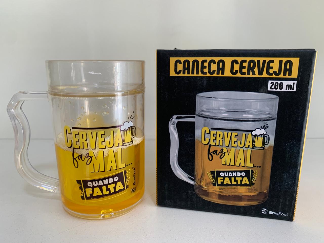 Caneca em gel - Cerveja faz mal quando falta