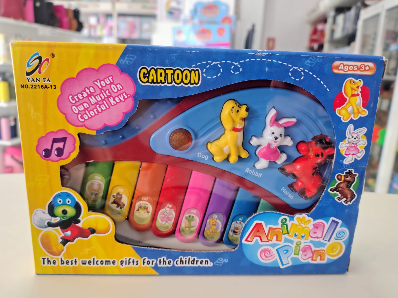 Pianinho musical animal