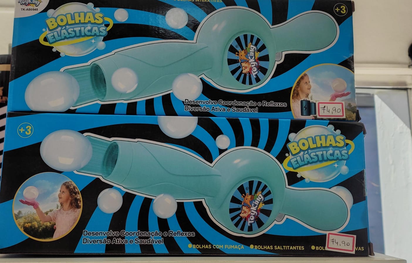 Spray Bubble Bolha de Sabão c/ fumaça