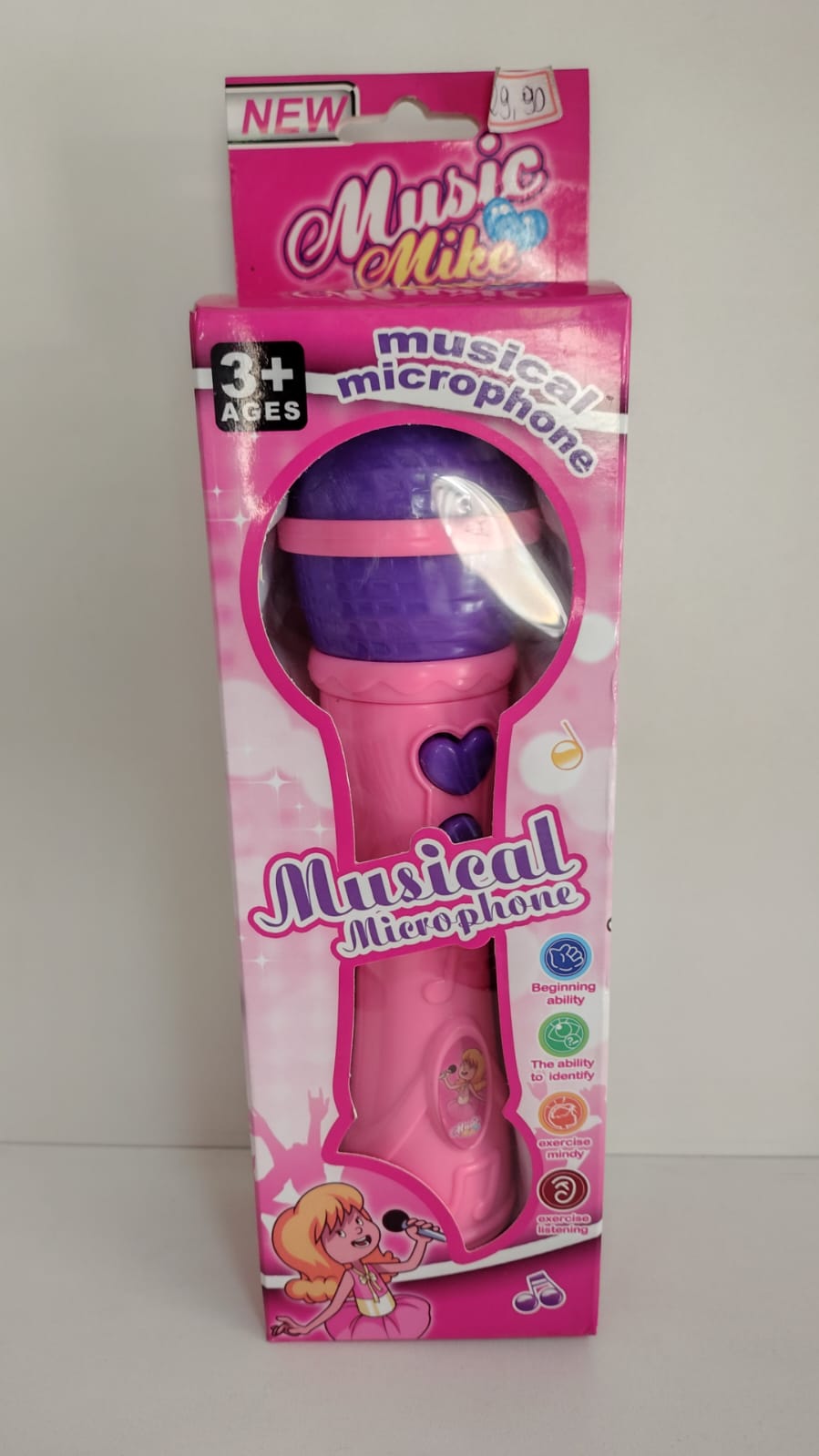 Microfone infantil musical