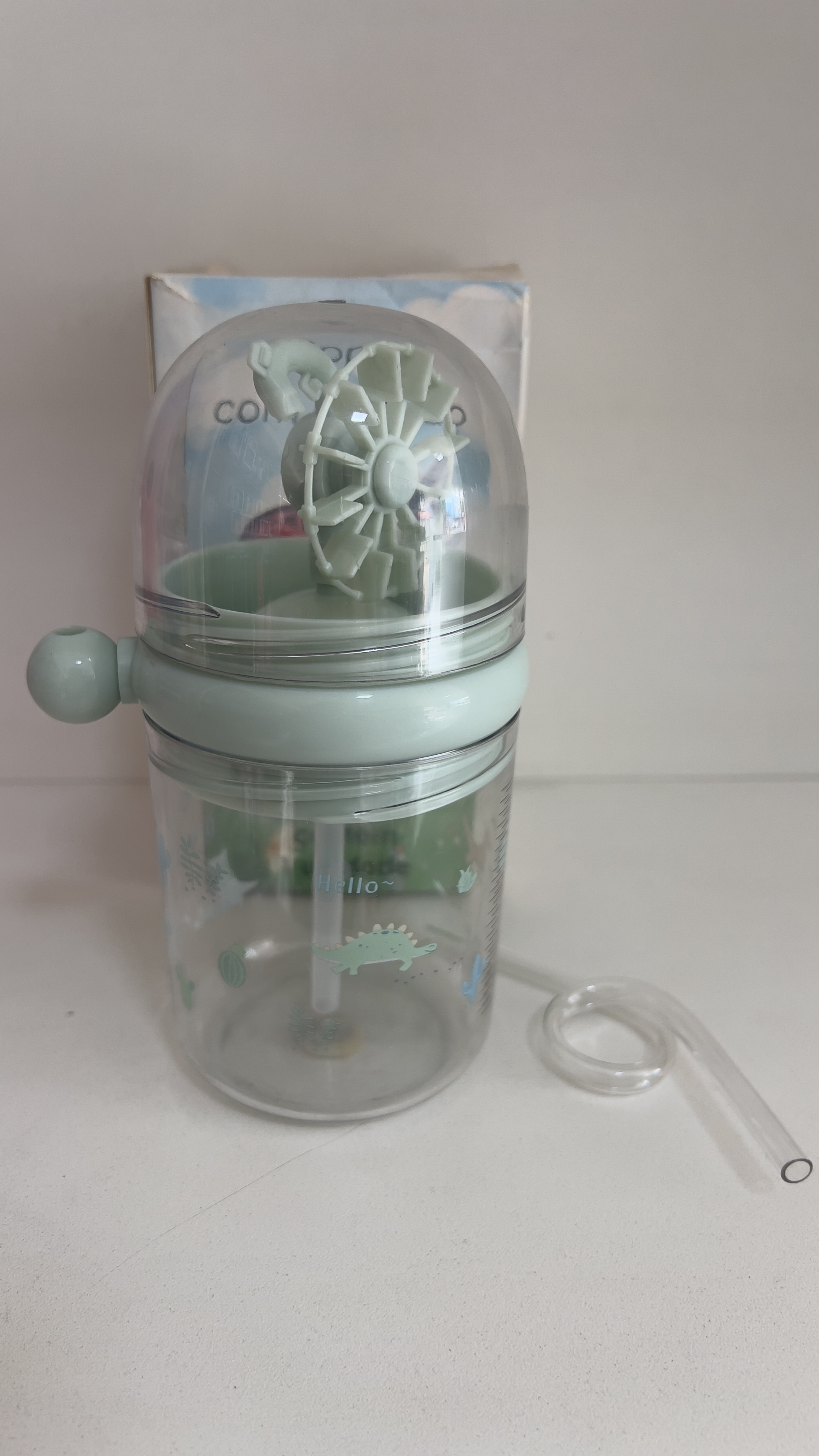 Garrafa acrílico infantil