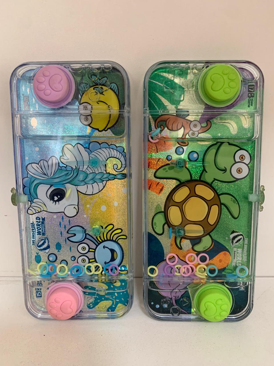 Jogo aquático de argolinhas