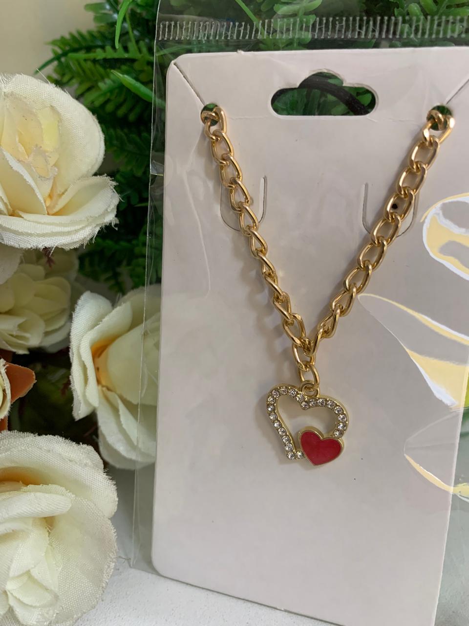 Chocker Coração
