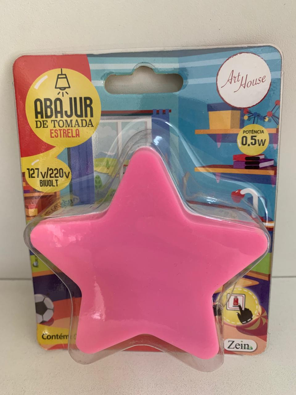 Abajur de tomada Estrela