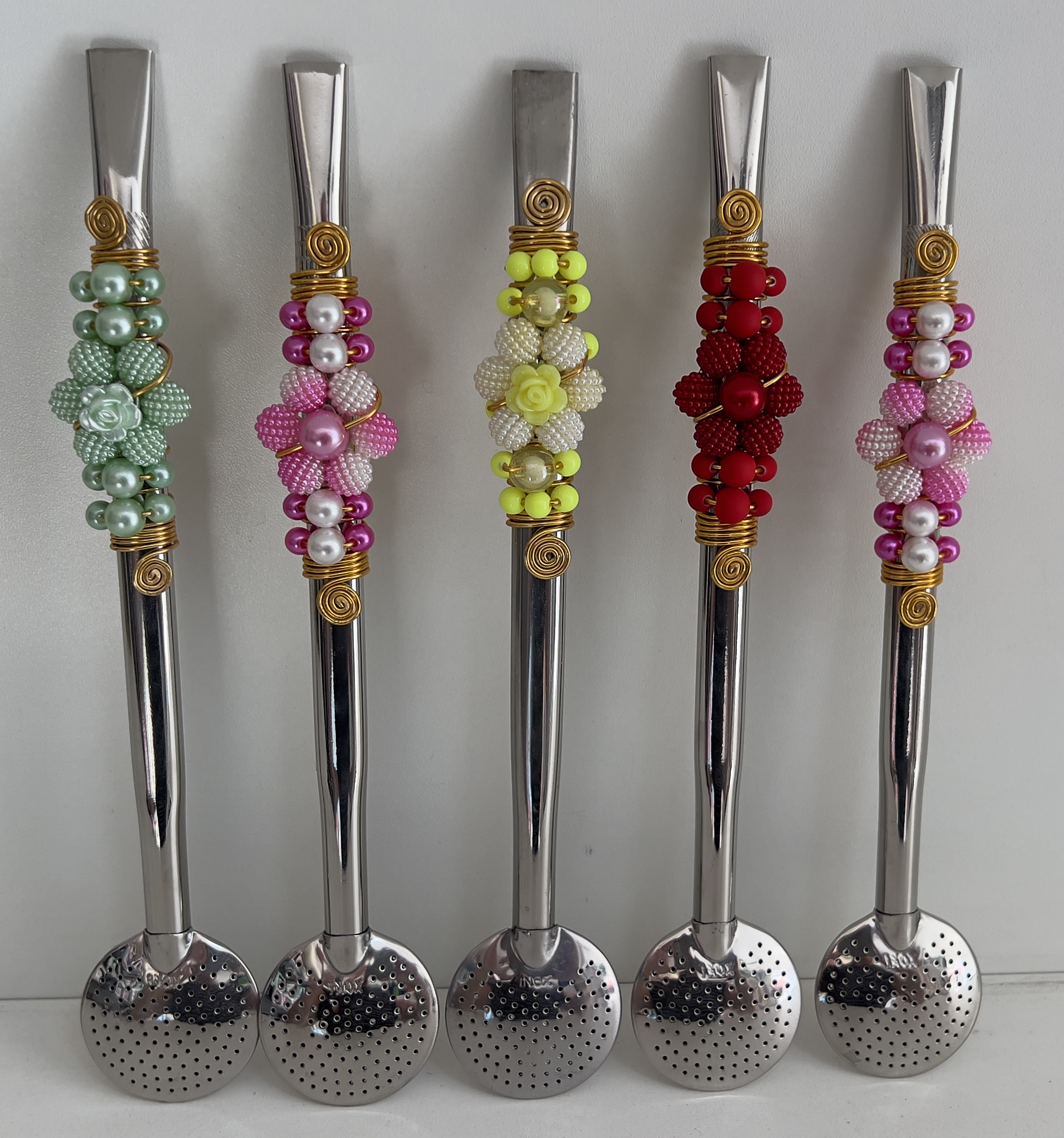 Bomba de inox flor pedraria