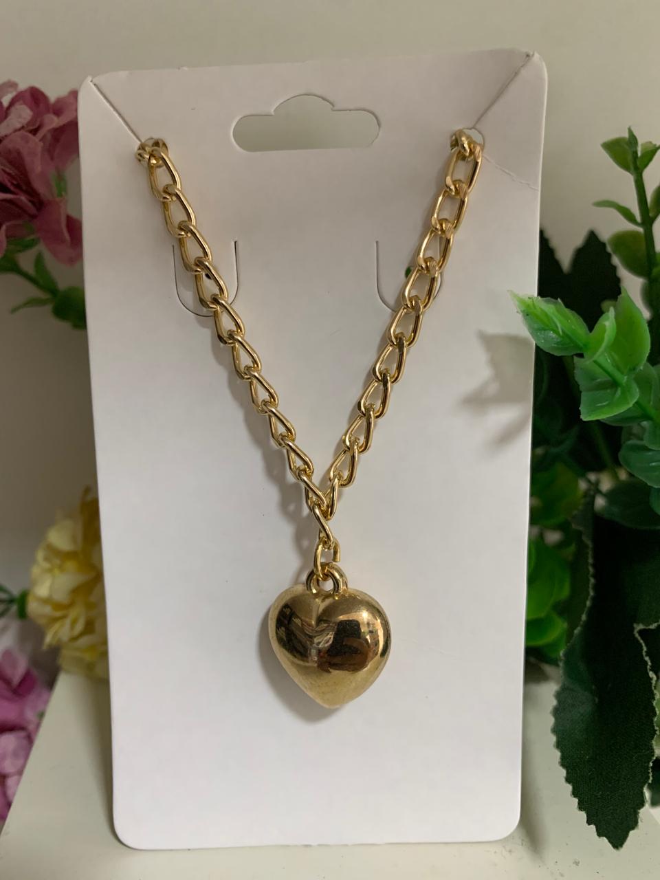Chocker Coração