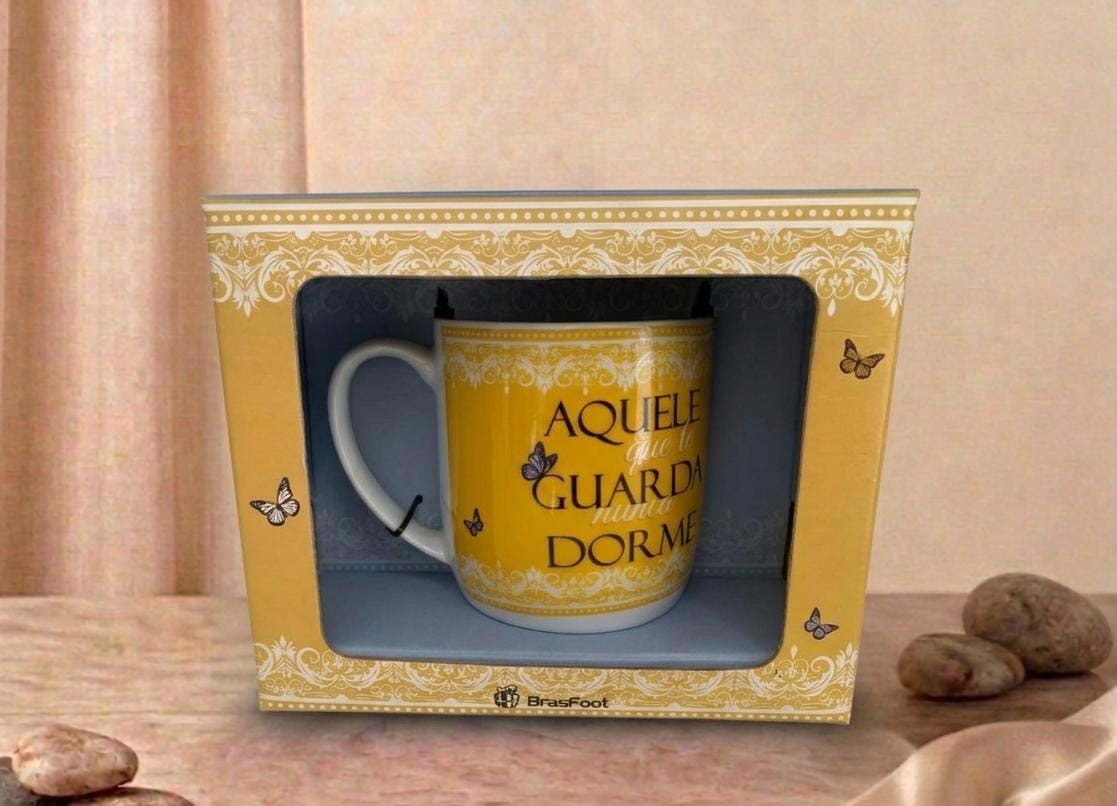 Caneca Porcelana 300 ml - Aquele que te guarda