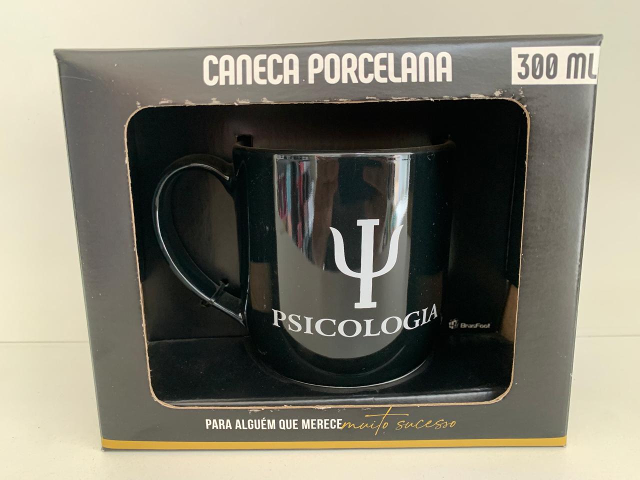 Caneca Porcelana Premium - Psicologia