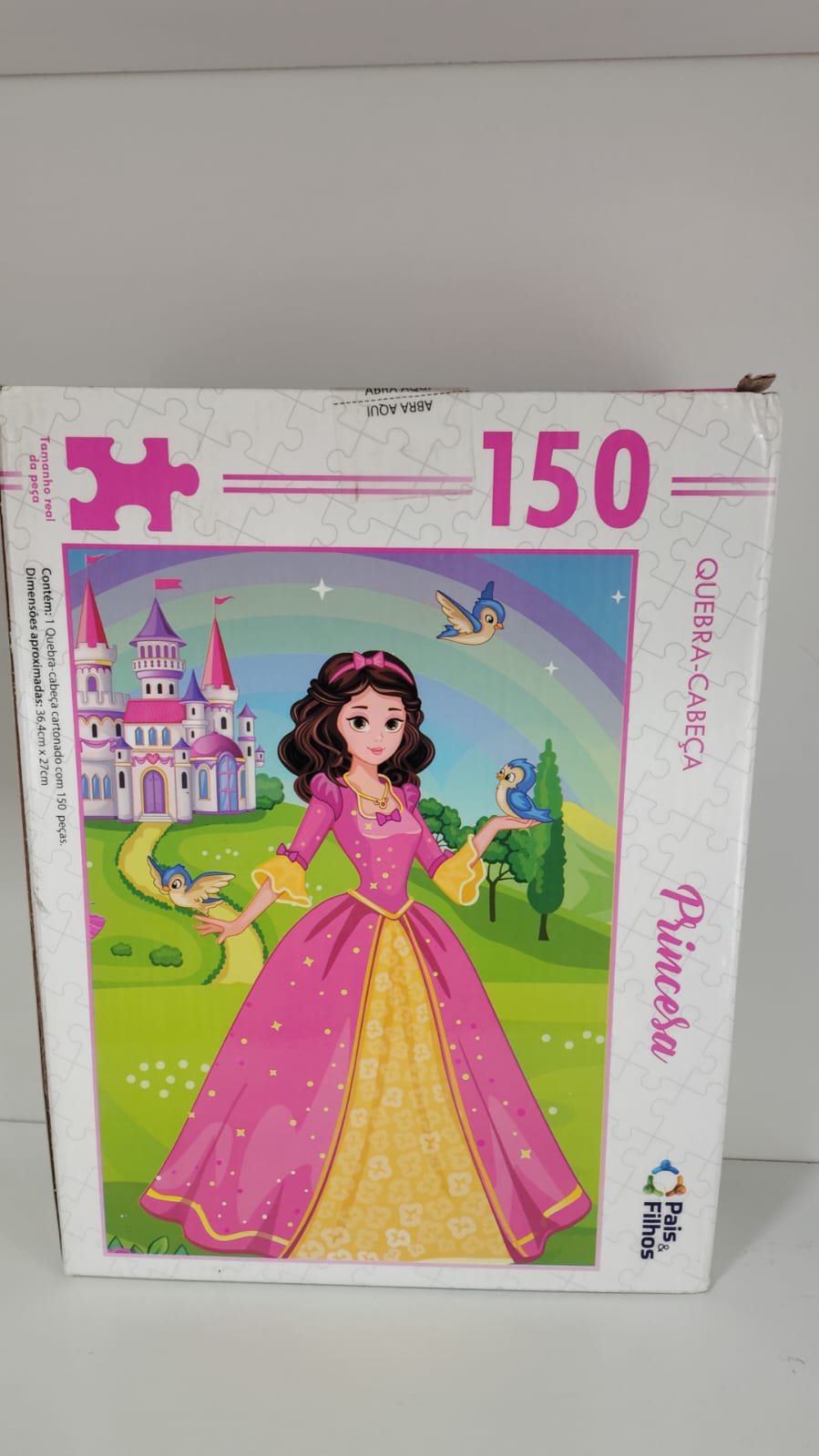 Quebra cabeça princesa 150pçs