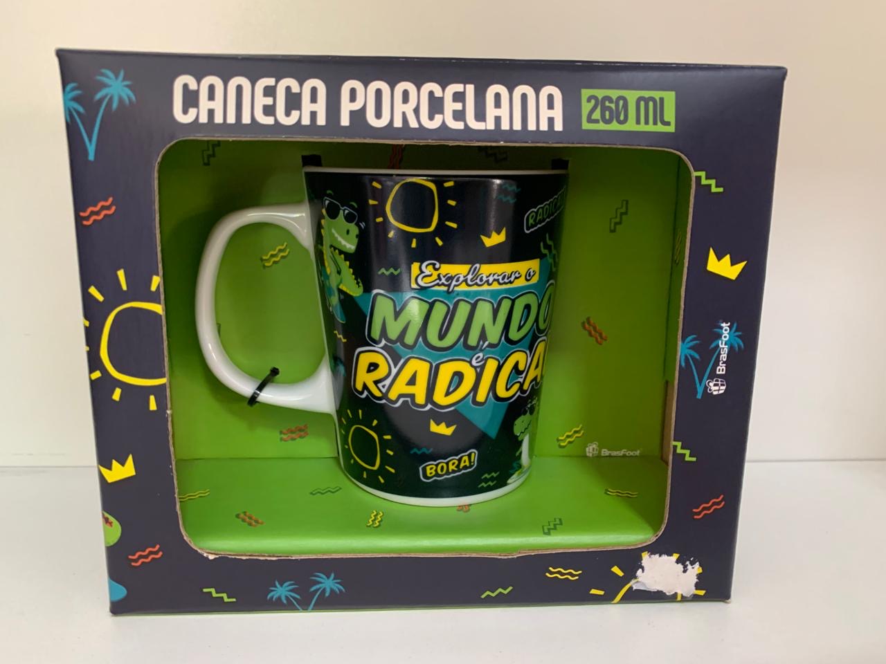 Caneca Porcelana - Dinossauro