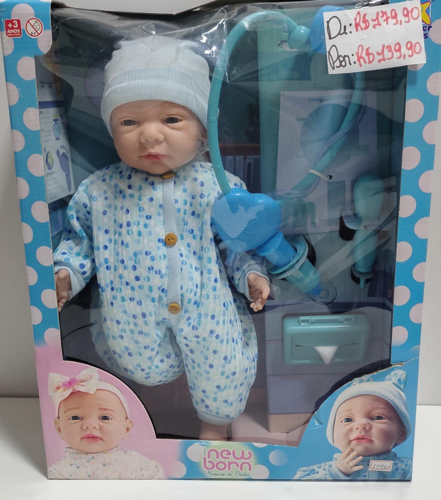 Boneco menino newborn