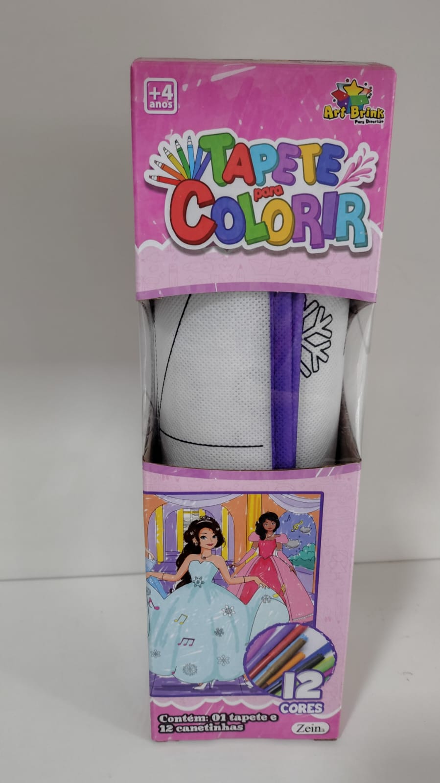 Tapete colorir princesas