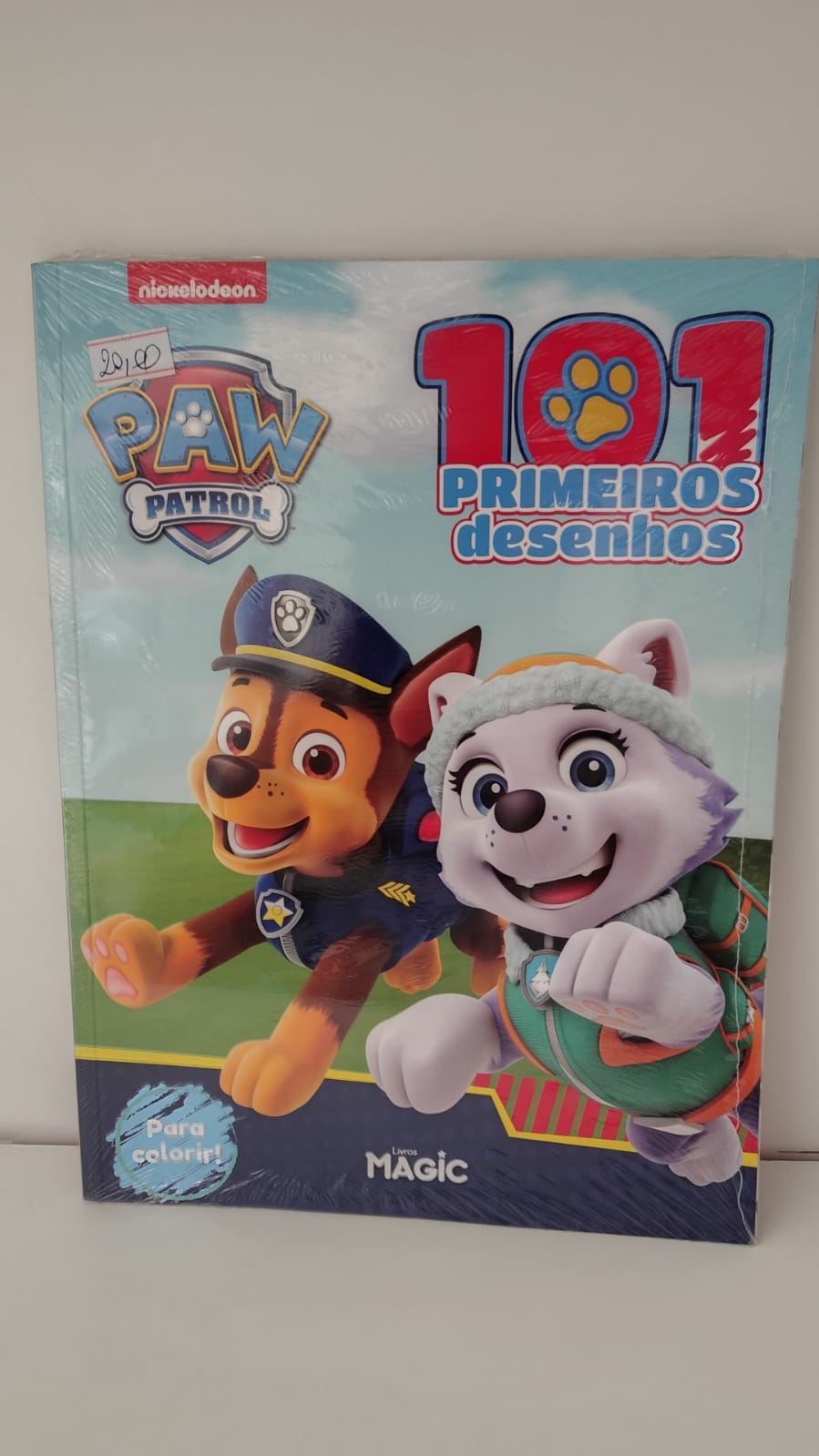 Livro Paw Patrol 101 primeiros desenhos