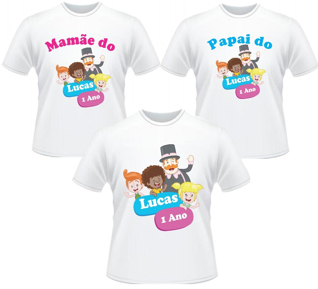 Camiseta Adulto Personalizada tamanho P