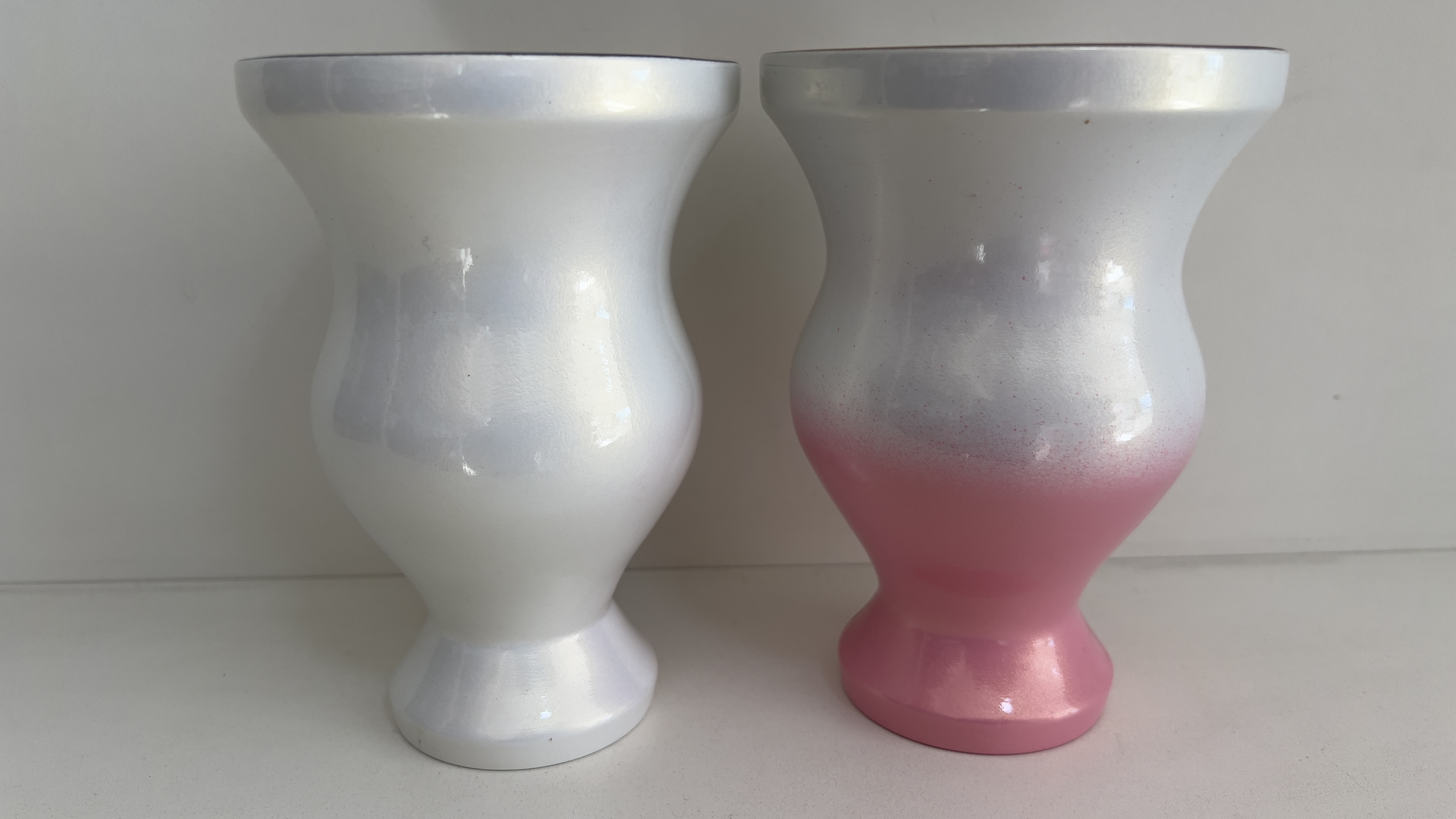 Cuia de madeira pé de taça