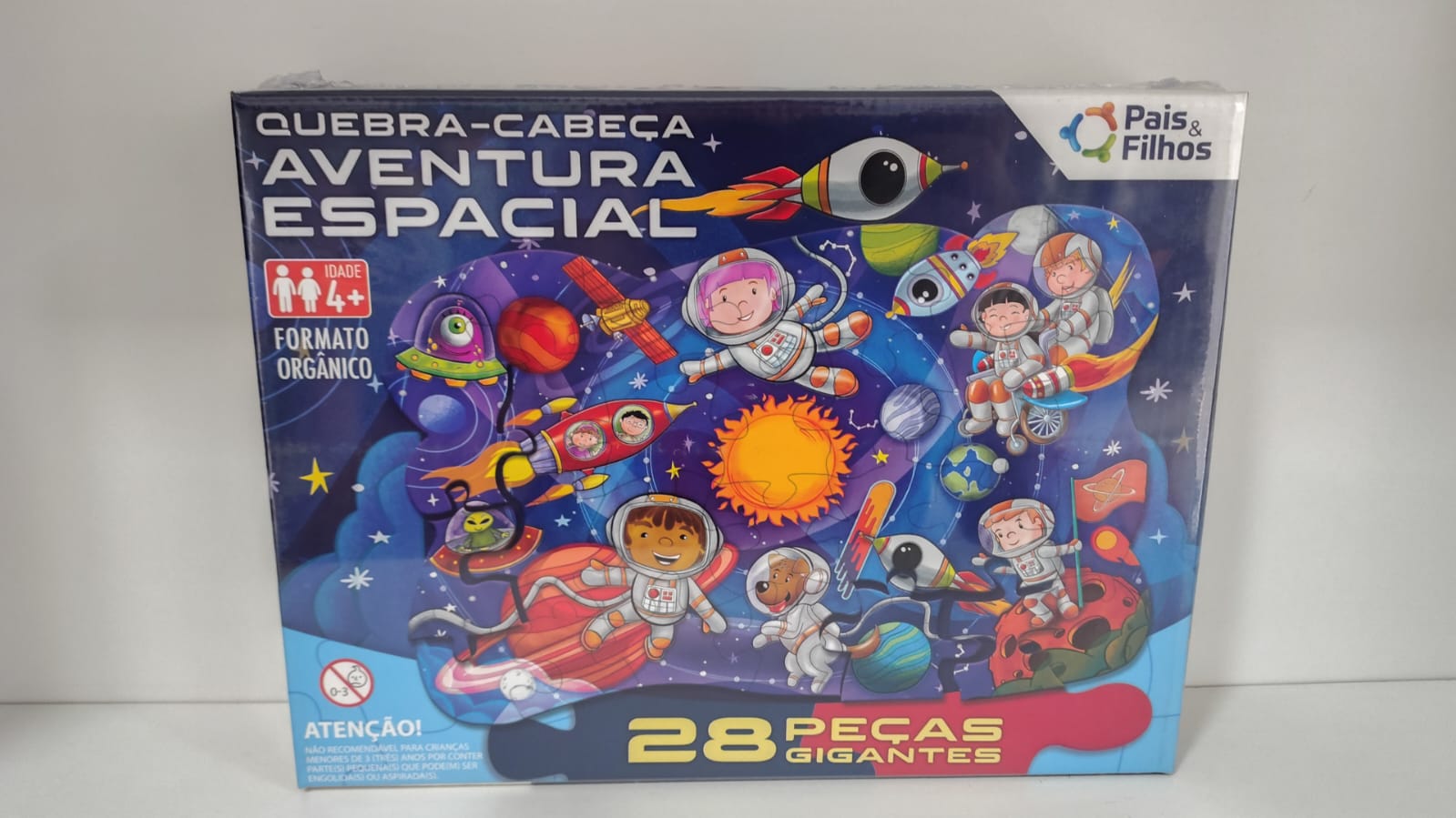 Quebra cabeça aventura espacial 28pçs